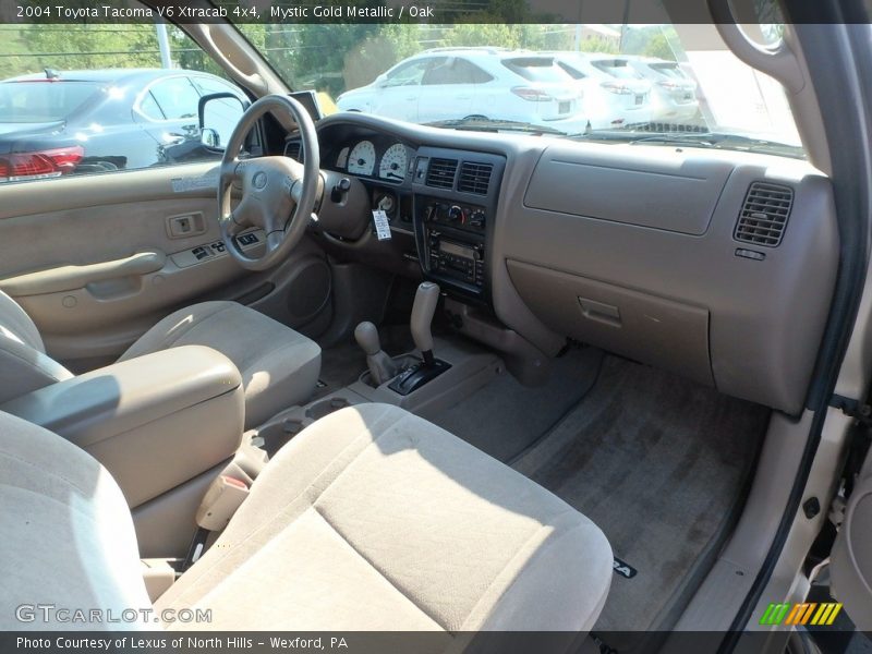 Mystic Gold Metallic / Oak 2004 Toyota Tacoma V6 Xtracab 4x4