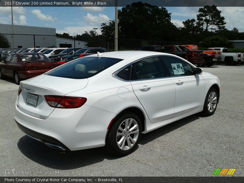 Bright White / Black 2017 Chrysler 200 Limited Platinum