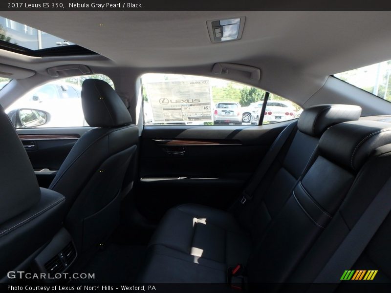 Nebula Gray Pearl / Black 2017 Lexus ES 350