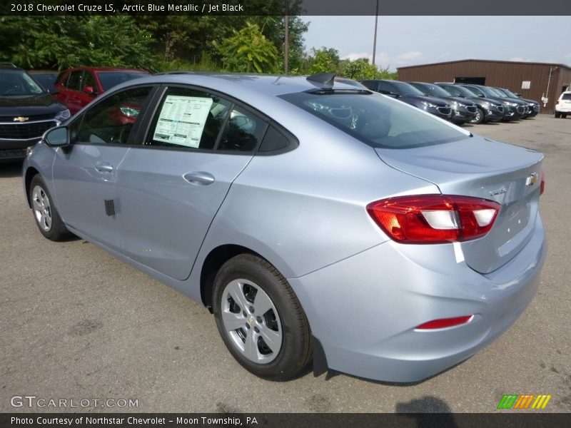Arctic Blue Metallic / Jet Black 2018 Chevrolet Cruze LS