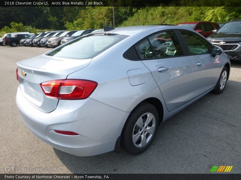 Arctic Blue Metallic / Jet Black 2018 Chevrolet Cruze LS