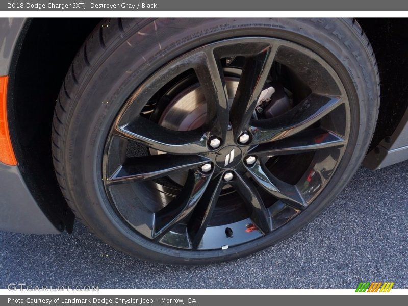 Destroyer Gray / Black 2018 Dodge Charger SXT