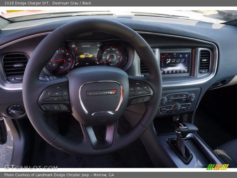 Destroyer Gray / Black 2018 Dodge Charger SXT