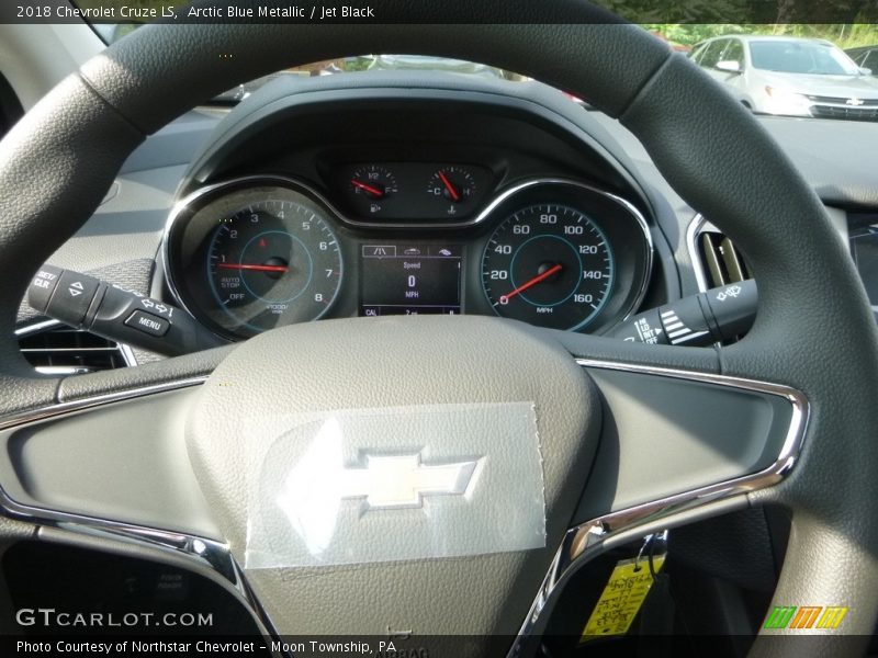 Arctic Blue Metallic / Jet Black 2018 Chevrolet Cruze LS