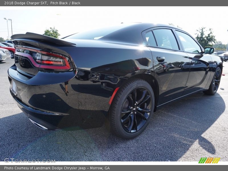 Pitch Black / Black 2018 Dodge Charger SXT
