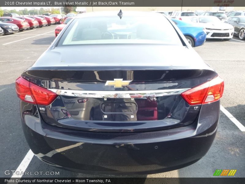 Blue Velvet Metallic / Jet Black/Dark Titanium 2018 Chevrolet Impala LT