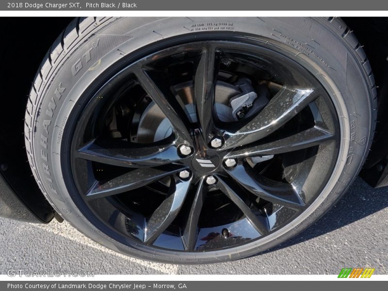 Pitch Black / Black 2018 Dodge Charger SXT