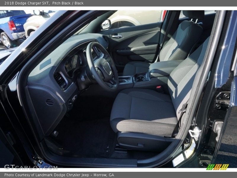 Pitch Black / Black 2018 Dodge Charger SXT