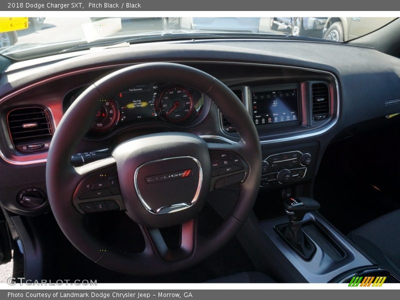 Pitch Black / Black 2018 Dodge Charger SXT