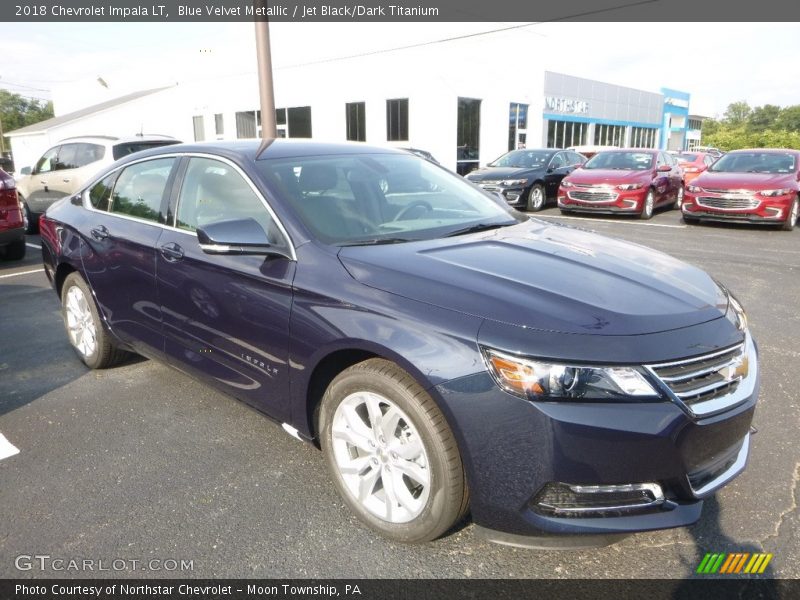 Blue Velvet Metallic / Jet Black/Dark Titanium 2018 Chevrolet Impala LT