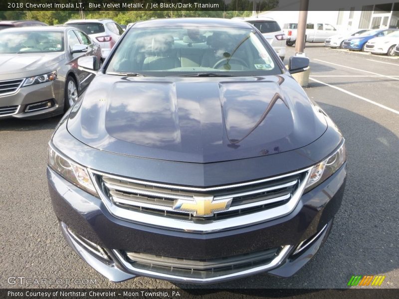 Blue Velvet Metallic / Jet Black/Dark Titanium 2018 Chevrolet Impala LT