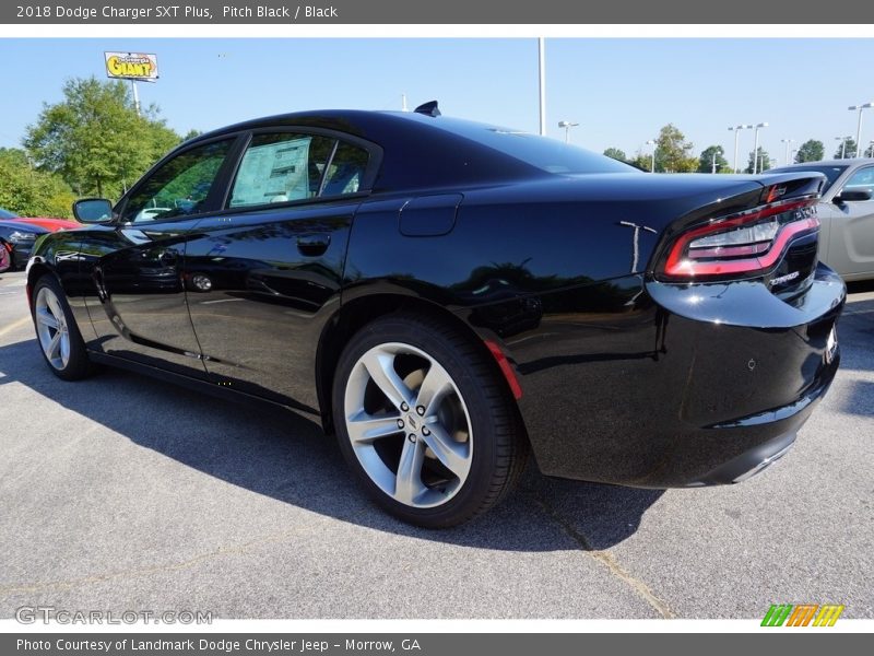 Pitch Black / Black 2018 Dodge Charger SXT Plus