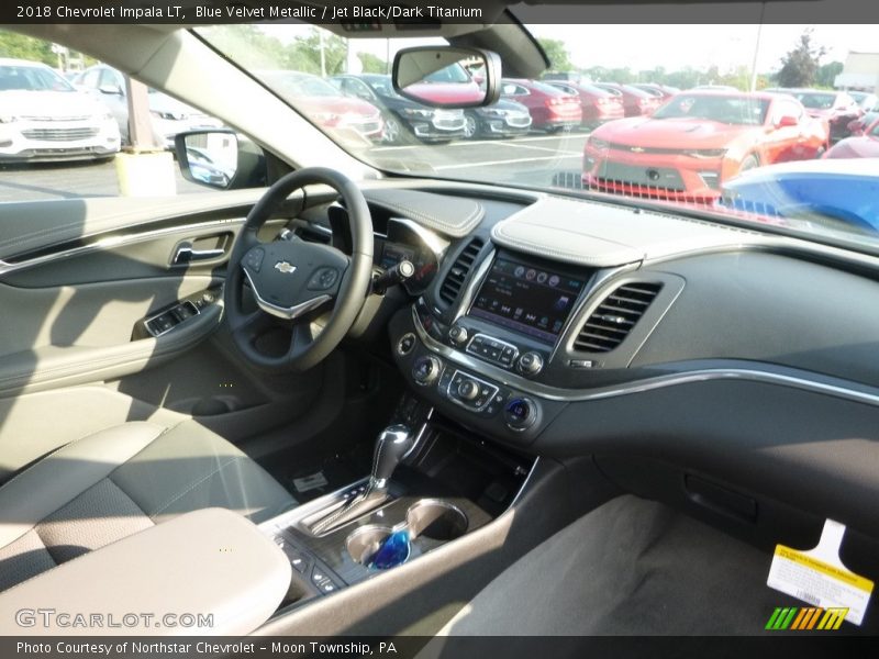 Blue Velvet Metallic / Jet Black/Dark Titanium 2018 Chevrolet Impala LT