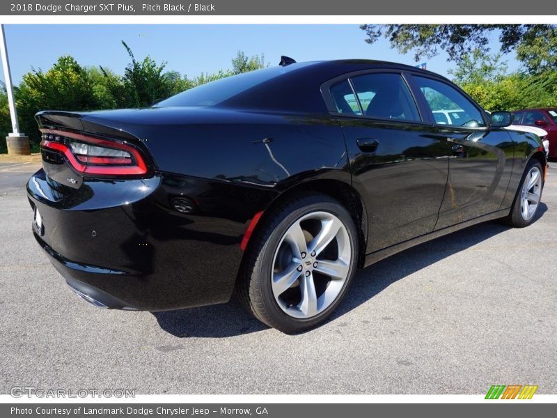 Pitch Black / Black 2018 Dodge Charger SXT Plus