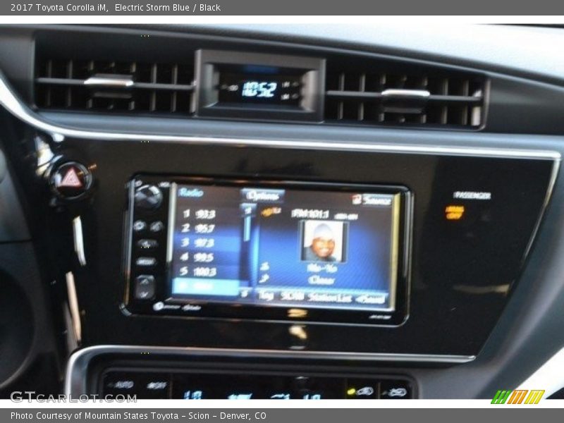 Electric Storm Blue / Black 2017 Toyota Corolla iM