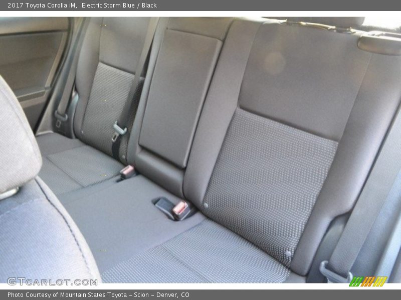 Electric Storm Blue / Black 2017 Toyota Corolla iM