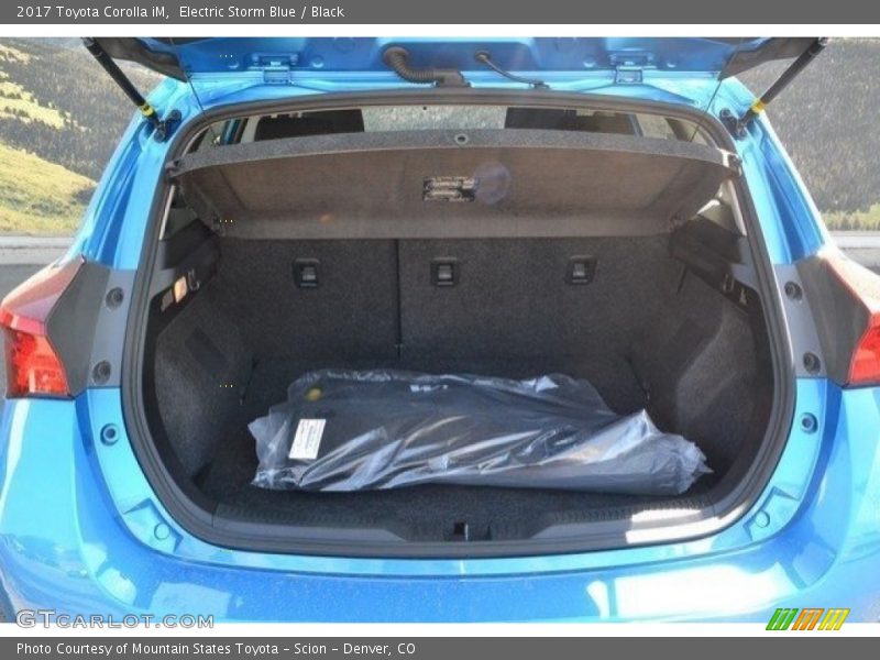 Electric Storm Blue / Black 2017 Toyota Corolla iM