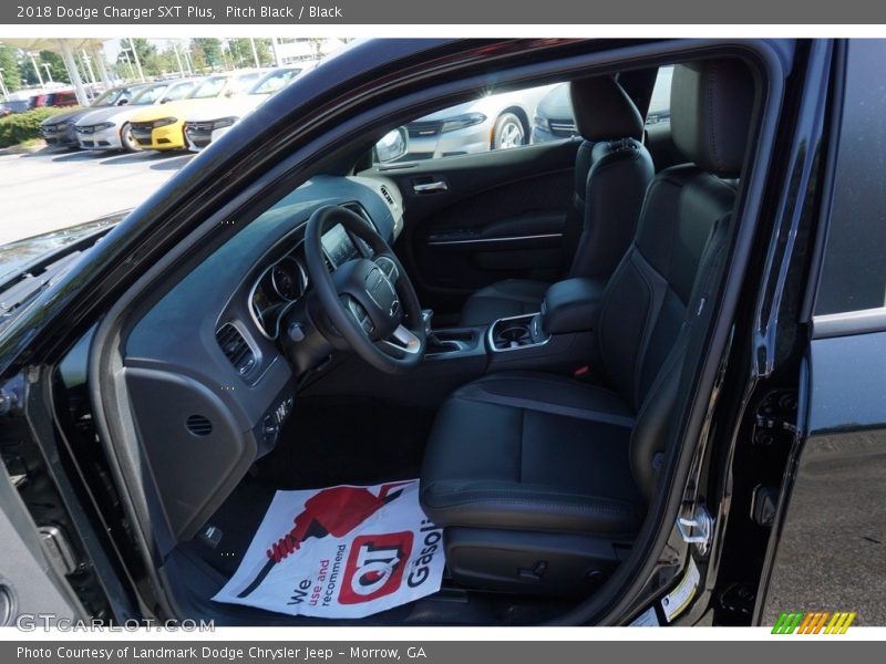 Pitch Black / Black 2018 Dodge Charger SXT Plus