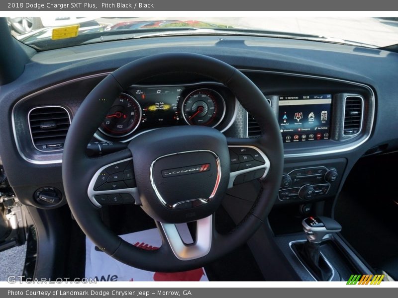 Pitch Black / Black 2018 Dodge Charger SXT Plus