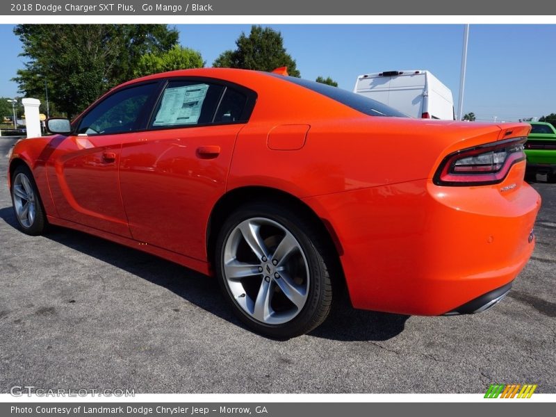 Go Mango / Black 2018 Dodge Charger SXT Plus