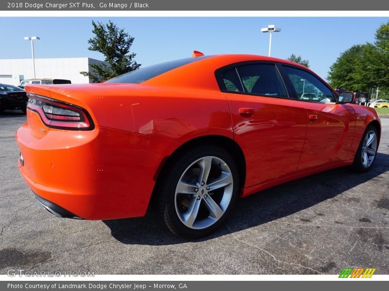 Go Mango / Black 2018 Dodge Charger SXT Plus