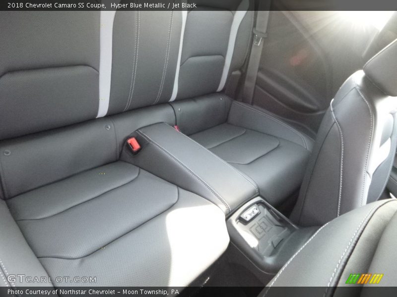 Hyper Blue Metallic / Jet Black 2018 Chevrolet Camaro SS Coupe