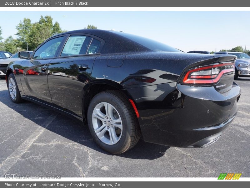 Pitch Black / Black 2018 Dodge Charger SXT