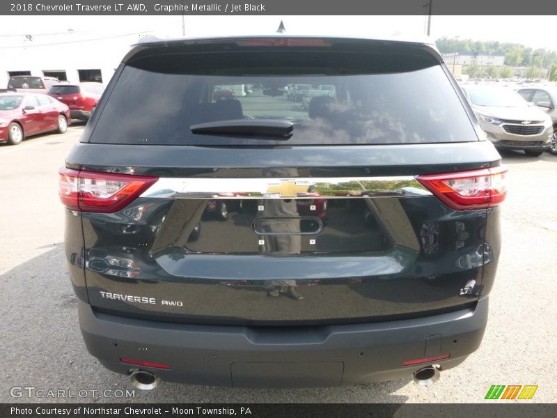 Graphite Metallic / Jet Black 2018 Chevrolet Traverse LT AWD