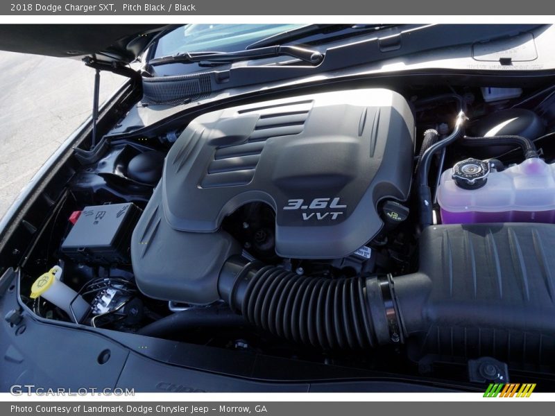 Pitch Black / Black 2018 Dodge Charger SXT