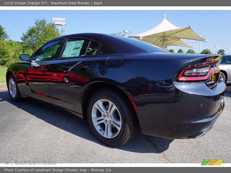 Maximum Steel Metallic / Black 2018 Dodge Charger SXT