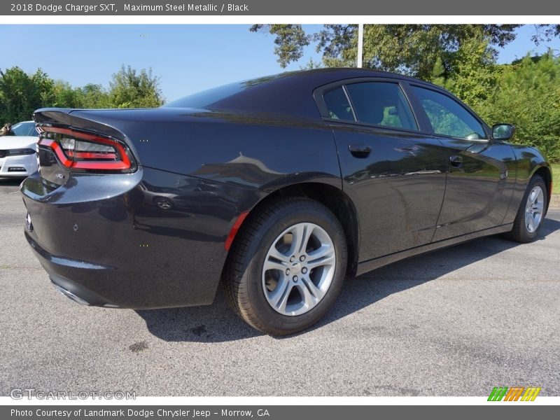 Maximum Steel Metallic / Black 2018 Dodge Charger SXT