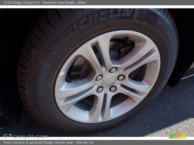 Maximum Steel Metallic / Black 2018 Dodge Charger SXT