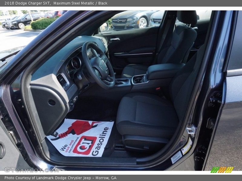 Maximum Steel Metallic / Black 2018 Dodge Charger SXT