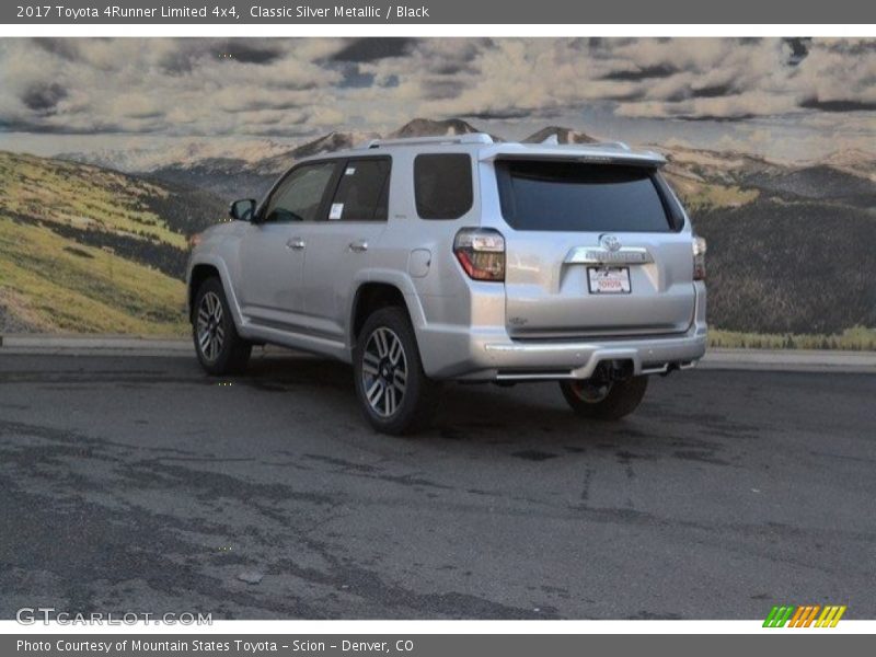 Classic Silver Metallic / Black 2017 Toyota 4Runner Limited 4x4