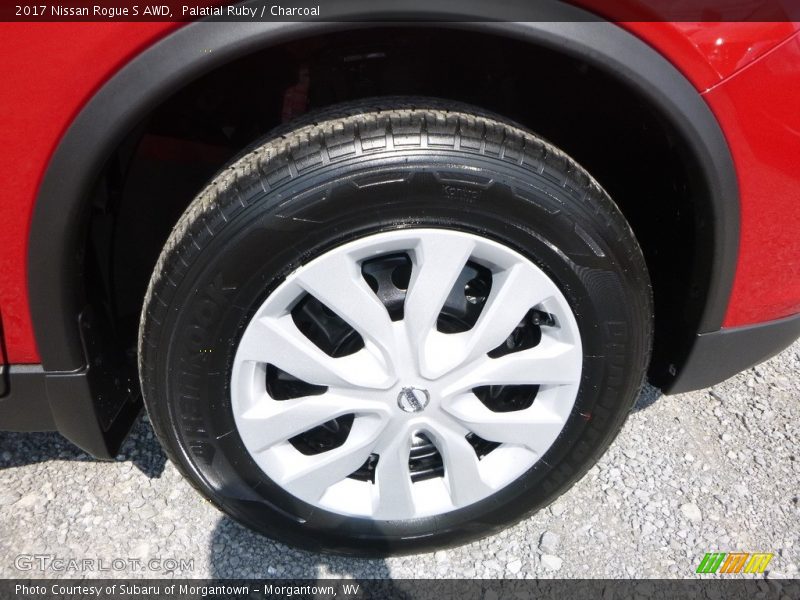 Palatial Ruby / Charcoal 2017 Nissan Rogue S AWD