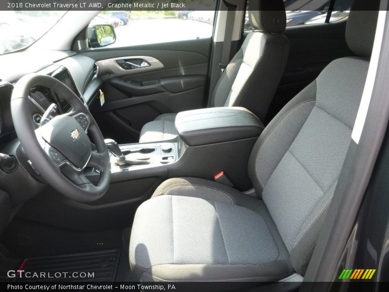 Graphite Metallic / Jet Black 2018 Chevrolet Traverse LT AWD