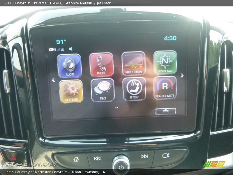 Graphite Metallic / Jet Black 2018 Chevrolet Traverse LT AWD