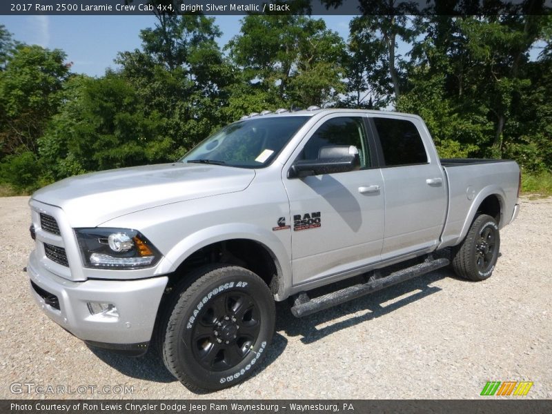 Bright Silver Metallic / Black 2017 Ram 2500 Laramie Crew Cab 4x4