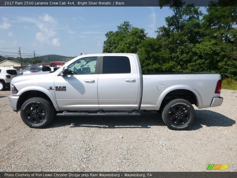 Bright Silver Metallic / Black 2017 Ram 2500 Laramie Crew Cab 4x4