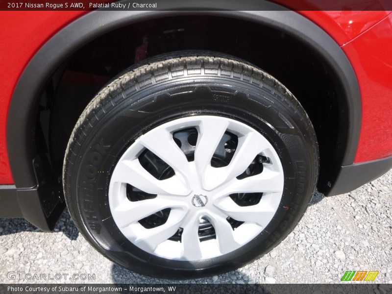 Palatial Ruby / Charcoal 2017 Nissan Rogue S AWD