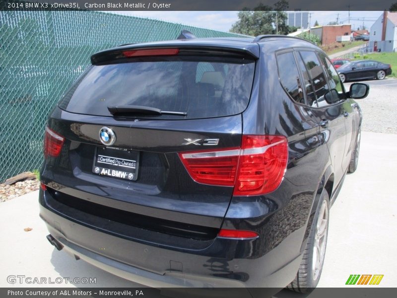 Carbon Black Metallic / Oyster 2014 BMW X3 xDrive35i