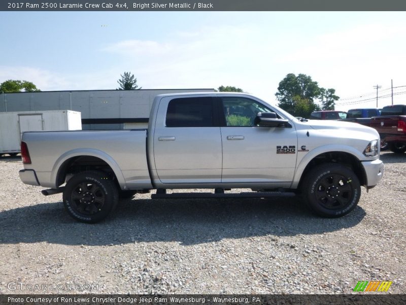 Bright Silver Metallic / Black 2017 Ram 2500 Laramie Crew Cab 4x4