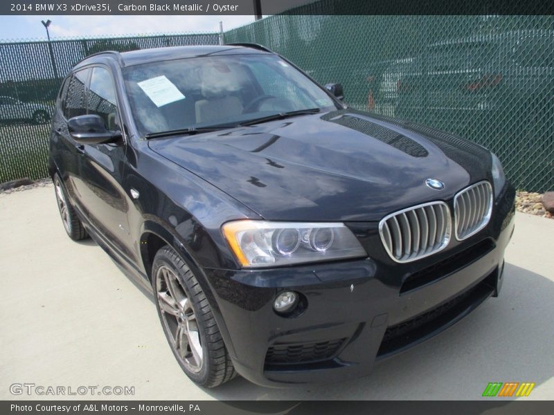 Carbon Black Metallic / Oyster 2014 BMW X3 xDrive35i