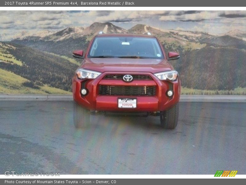 Barcelona Red Metallic / Black 2017 Toyota 4Runner SR5 Premium 4x4