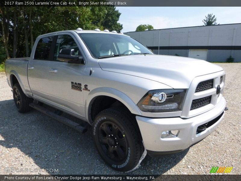 Bright Silver Metallic / Black 2017 Ram 2500 Laramie Crew Cab 4x4