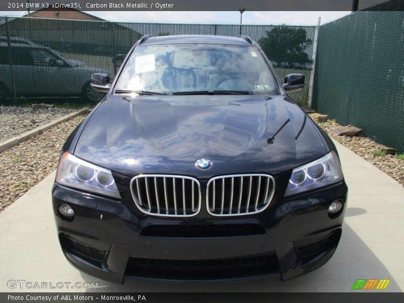 Carbon Black Metallic / Oyster 2014 BMW X3 xDrive35i