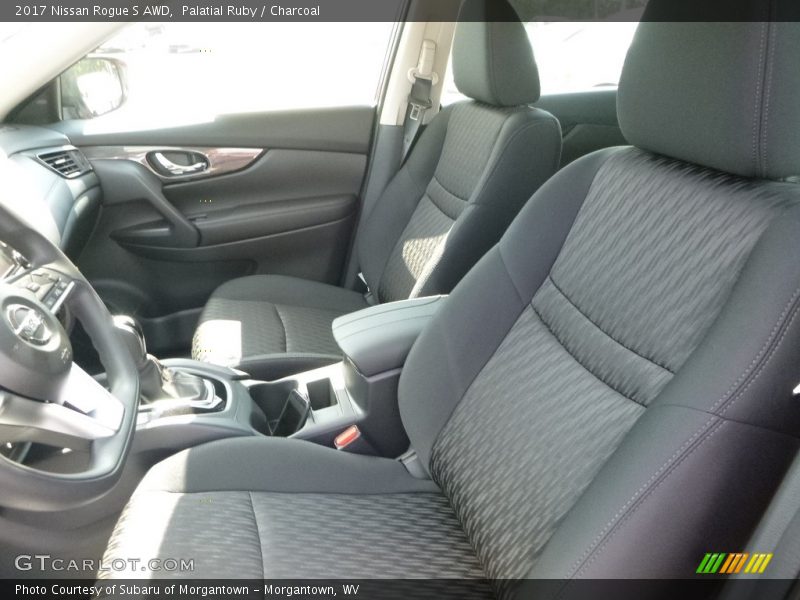 Palatial Ruby / Charcoal 2017 Nissan Rogue S AWD