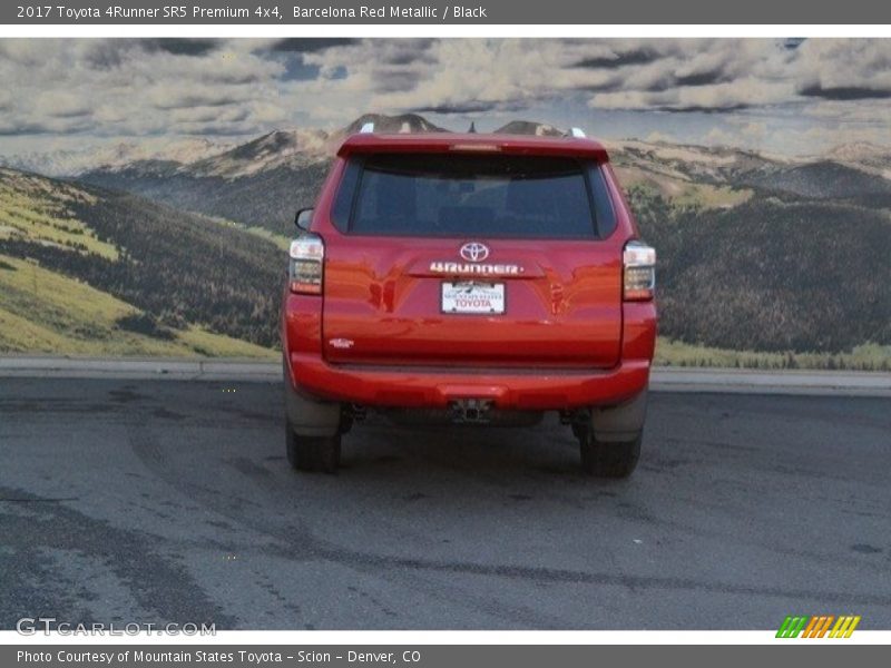 Barcelona Red Metallic / Black 2017 Toyota 4Runner SR5 Premium 4x4