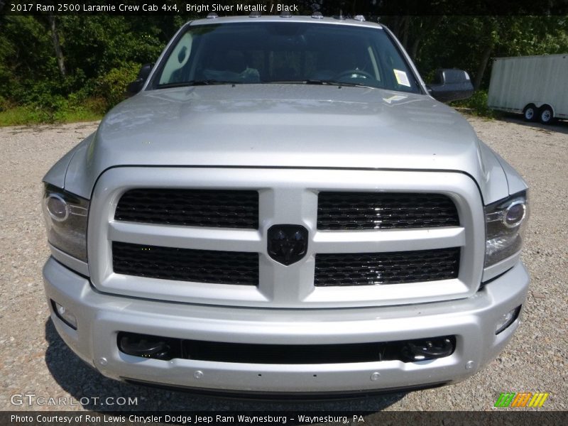 Bright Silver Metallic / Black 2017 Ram 2500 Laramie Crew Cab 4x4