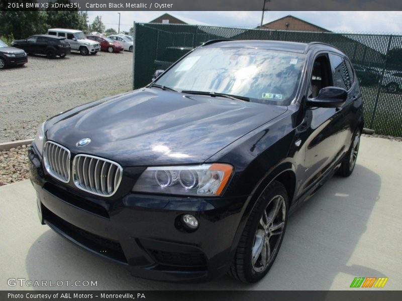 Carbon Black Metallic / Oyster 2014 BMW X3 xDrive35i